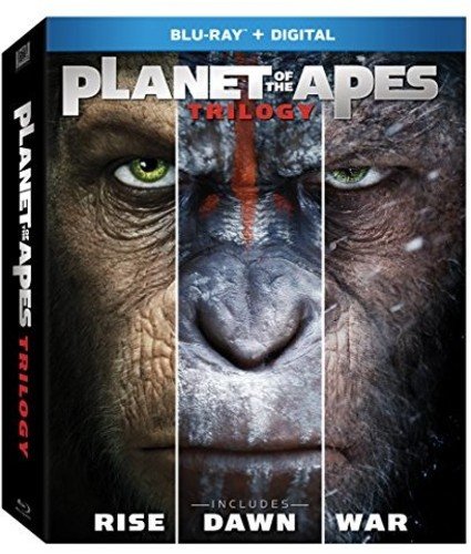 Book Cover Planet of the Apes Trilogy (BD +Digital HD) [Blu-ray]