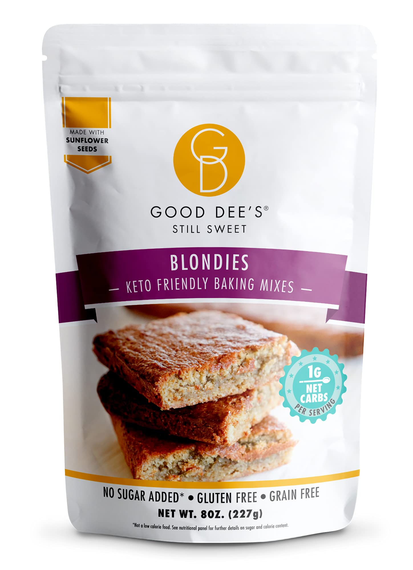 Good Dees Low Carb Baking Mix, Chocolate Brownie Mix, Keto Baking Mix, No Sugar Added, Gluten Free, Grain-Free, Nut-Free, Soy-Free, Diabetic, Atkins & WW Friendly (1g Net Carbs, 12 Servings) (Regular)