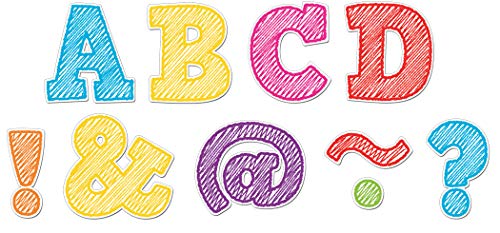 Teacher Created Resources Scribble Bold Block 2" Magnetic Letters