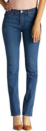 Lee Women's Petite Fit Rebound Slim Straight Jean