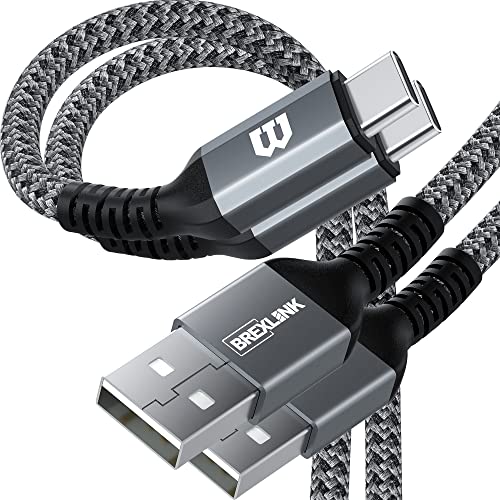 BrexLink USB C Cable, Type C Charger USB 3A Charging Cable Fast Charge for Samsung Galaxy S22 Plus Ultra S21 S22 Plus, Moto G7 G8, Other USB Type c Charger