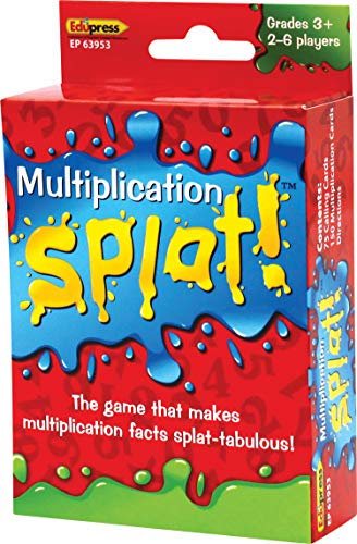 Book Cover Splat Multiplication Game