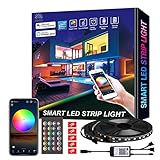 Nexlux WiFi LED Strip Lights, 32.8ft 300 LEDs Waterproof WiFi Smart Phone Controlled Light Strip LED Kit 5050 LED Lights,Working with Android and iOS System,Alexa, Google Assistant