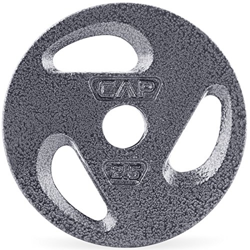CAP Barbell Standard 1-Inch Grip Plates, Single, 2.5 Pound