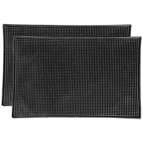 BonBon Professional 18" x 12" Rubber Bar Service Mat (2)