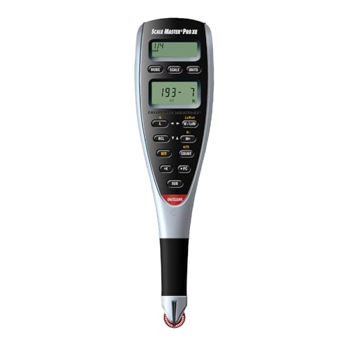 Calculated Industries 6135 Scale Master Pro XE Advanced Digital Plan Measure for Plan Takeoffs on Printed Blueprints | 91 US Imperial and Metric Scales | 10 Custom Scales for Out of Scale Plans