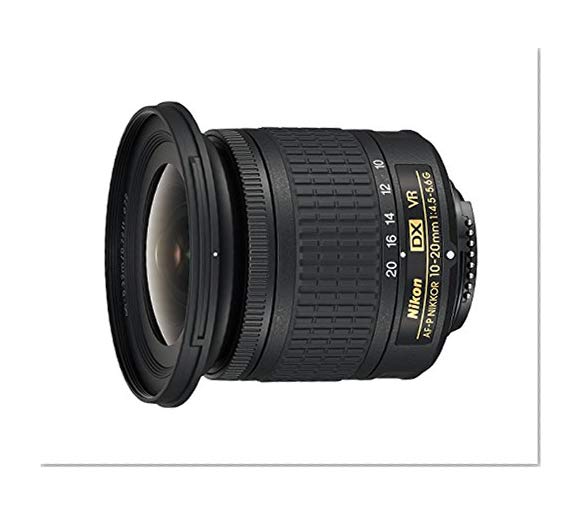 Nikon JAA832DA Objectif AF-P DX Nikkor 10-20 mm f/4.5-5.6G VR pour Appareil Photo Noir