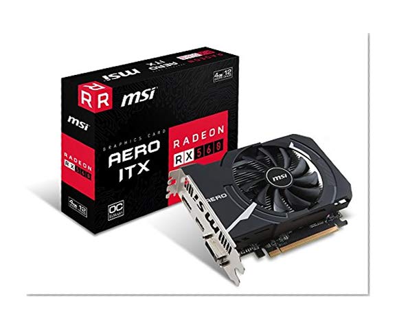 MSI Radeon RX 560 Aero ITX 4G OC - Cartes Graphiques (Radeon RX 560, 4 Go, GDDR5, 128 bit, 7000 MHz, PCI Express x16 3.0)