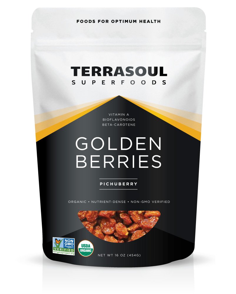 Book Cover Terrasoul Superfoods Organic Golden Berries, 16 ounces