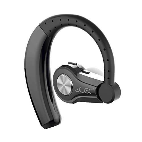PONYBRO Wireless Headset,Super Lightweight＆Comfortable,HD Sound Wireless Earbuds with Mic,8-Hours Playtime Cell Phone Wireless Earpiece,Hands Free Headphones for Cell Phones,PC,Tablet. Black