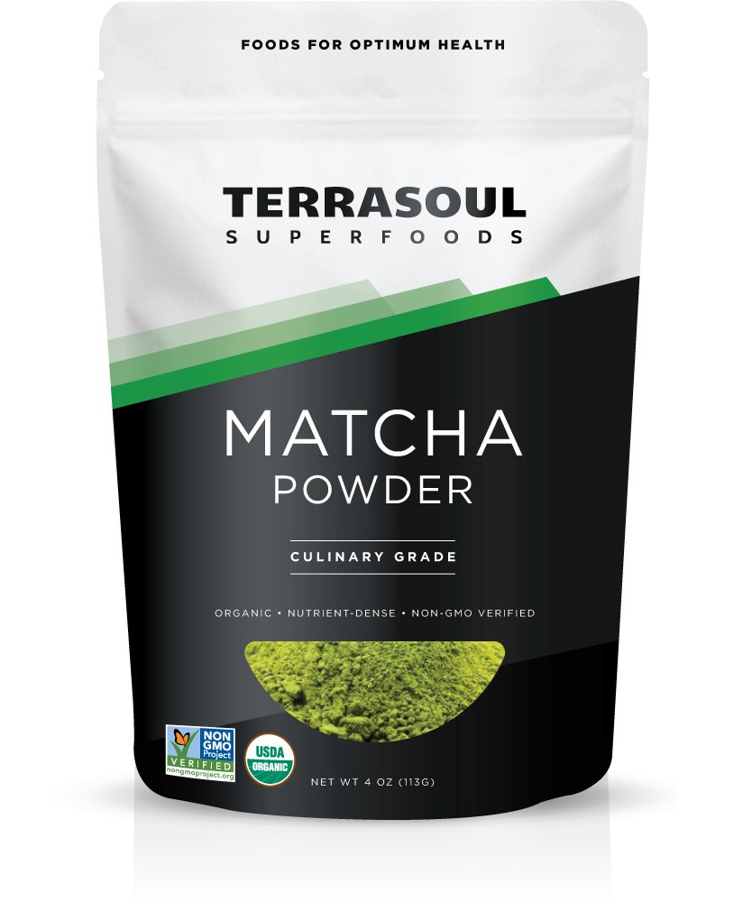 Terrasoul Superfoods Organic Matcha Green Tea (Culinary Grade), 4 ounces