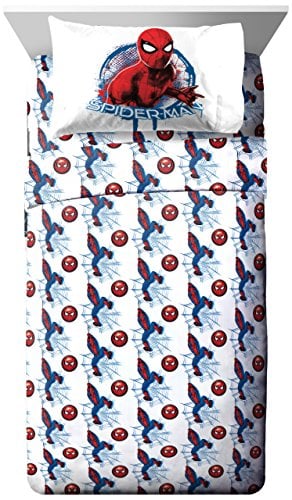 Book Cover Marvel Spiderman Wall Crawler 3 Piece Twin Sheet Set