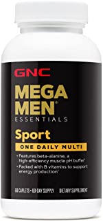 GNC Mega Men Sport One Daily Mens Multivitamin, 60 CAPLETS