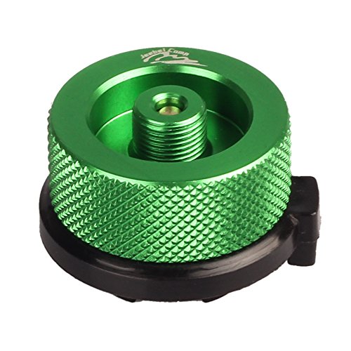 Jeebel Camp Gas Converter,for Butane Canister to Screw Gas Cartridge/Lindal Type Valve Adapter