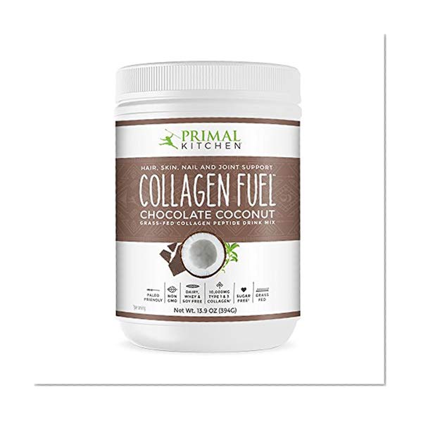 Primal Kitchen Collagen Fuel Protein Mix, Chocolate Coconut - Non-Dairy Coffee Creamer, Supports Healthy Hair, Skin, Nails and Joints, Promotes Muscle Repair