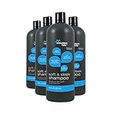 Mountain Falls Salon Formula Soft & Sleek Shampoo with Vitamin H & Silk Proteins for Dry or Damaged and Brittle Hair, 28 Fluid Ounce (Pack of 4)