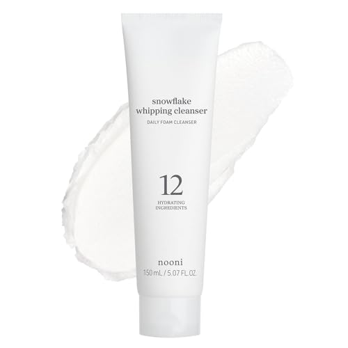 NOONI Snowflake Whipping Cleanser | Foaming Face Wash Cleanser Suitable All Skin Types | Korean Skincare