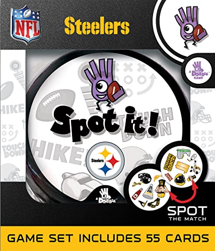 MasterPieces NFL Spot It! Pittsburgh Steelers Edition, Multi, One Size (41754), 84 months to 1200 months