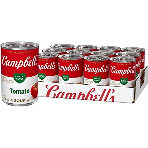 Campbell's Condensed Healthy Request Tomato Soup, 10.75 Ounce Can (Pack of 12) (Packaging May Vary)