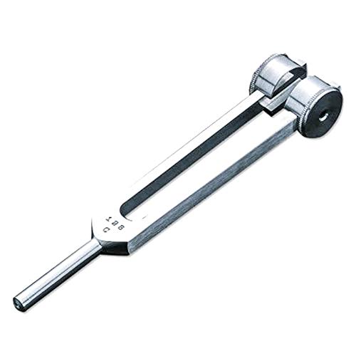Book Cover AMT 128 Hz Medical-Grade Tuning Fork Instrument with Fixed Weights, Non-Magnetic Aluminum Alloy (C 128)