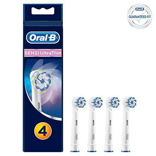 Oral-b Sensi Ultrathin Toothbrush Heads Pack Of 4 Replacement Refills For