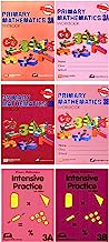 Singapore Math Primary Mathematics Grade 3 Intensive SET (6 Books) --Textbooks 3A and 3B, Workbooks 3A and 3B, Intensive Practice 3A and 3B (US Edition)