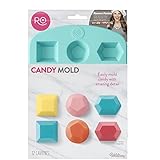 Wilton Silicone Gem Shapes Candy Mold, 12-Cavity