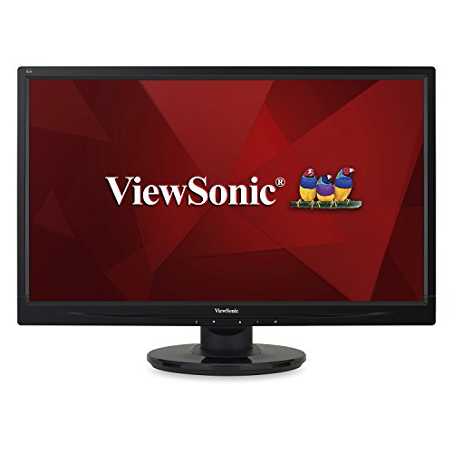 ViewSonic VA2246MH-LED 22 Inch Full HD 1080p LED Monitor with HDMI and VGA Inputs for Home and Office, Black