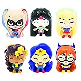 Basic Fun Mash’EMS Fash’EMS DC Super Hero Girls - Blind Pack Capsule - 4 Pack (4 Capsules Per Order)