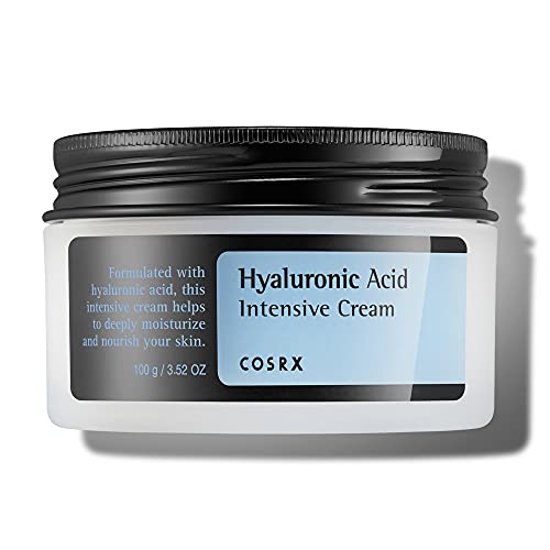 Book Cover COSRX Hyaluronic Acid Intensive Cream, 3.53 oz / 100g | Wrinkle Cream | Korean Skin Care, Vegan, Cruelty Free, Paraben Free