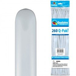 Qualatex Latex Balloons 54691-Q Q-pak Diamond Clear, 260