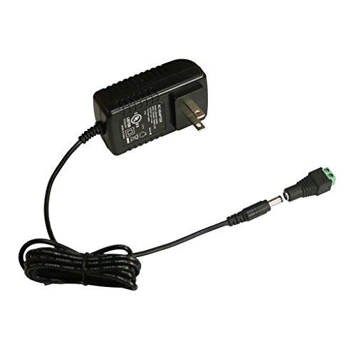 DC12V 2A Power Supply Adapter for DC 12V 3528/5050 LED Light Strip, AMARS AC 100-240V to DC 12V Transformers Power Supply Adaptor, 12 Volt 2 Amp Power Adaptor, 2.1mm 5.5mm US Plug, 24W Max