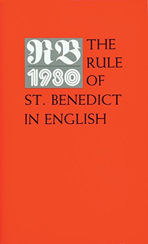 Book Cover The Rule of St. Benedict in English