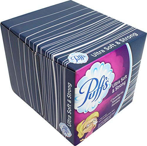 Book Cover Puffs Ultra Soft Non-lotion Tissue 6 Boxes of 56 2-Ply Tissues