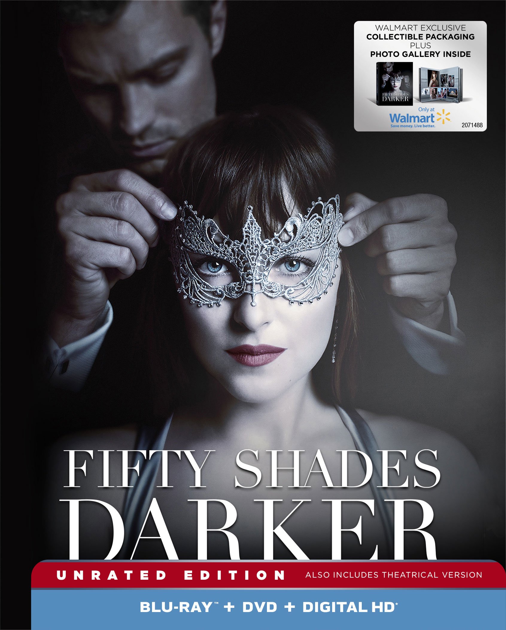 Book Cover Fifty Shades Darker - Collectible Packaging Plus Photo Gallery Inside (Blu-ray+DVD+Digital HD)