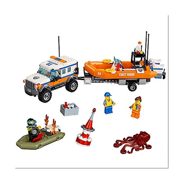 Book Cover LEGO City Coast Guard 4 x 4 Response Unit 60165 Building Kit (347 Piece)