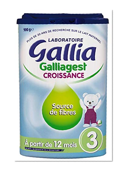 Laboratoire Gallia Galliagest - Lait bébé Croissance en poudre de 12 mois à 3 ans 900 g - Lot de 3