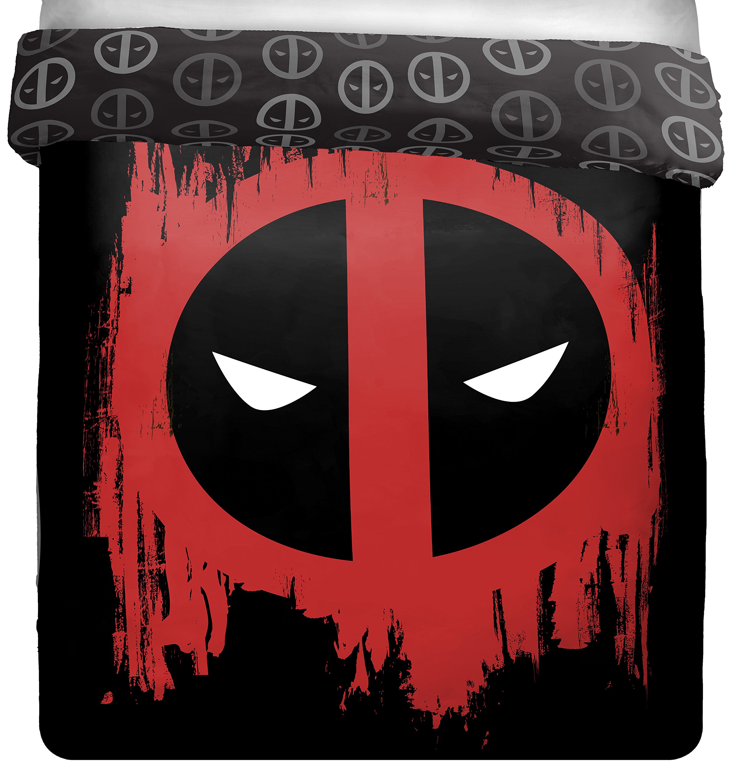 Book Cover Jay Franco Deadpool Invasion Full/Queen Reversible Comforter (Offical Marvel Product)