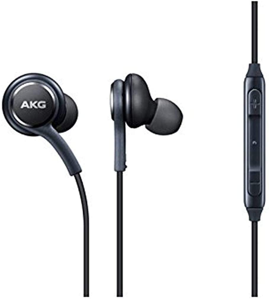 Official Galaxy S8 InEar Headphones EO-IG955BSEGW Tuned by AKG Remote Mic Earphones- Titanium Grey Single