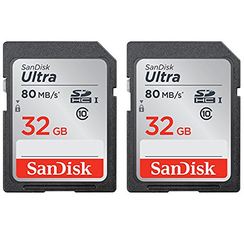 Book Cover Calumet Sandisk Ultra SDHC 32GB 80MB/S C10 Flash Memory Card (SDSDUNC-032G-AN6IN) 2 Pack