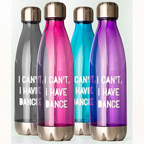 Covet Dance I Can't, I Have Dance Water Bottle (Purple)