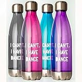 Covet Dance I Can't, I Have Dance Water Bottle (Purple)