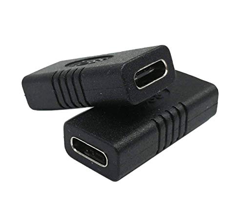Qaoquda USB-C Adapter, USB 3.1 Type-C Female to Female Extension Adapter for Laptop,Tablet, Mobile Phone and More (USB C F/F)