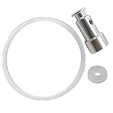 Sealing Gasket Ring Floater Valve Sealer Kit for Replacement Pressure Cooker 5 QT 6 Quart Models