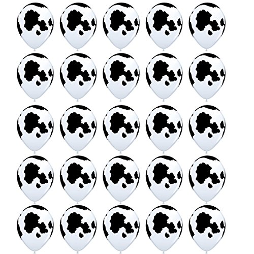 Sc0nni 25PCS Funny Cow Print BalloonsFor Children's Party