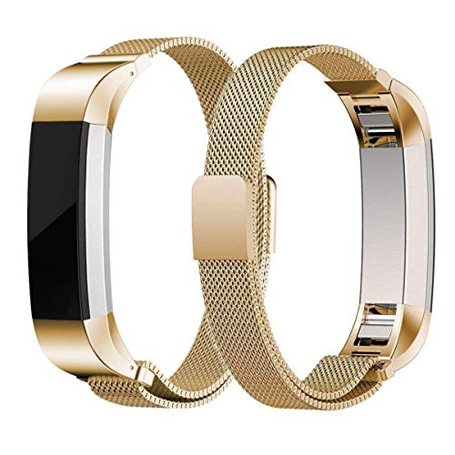 EEEKit Replacement Bands Metal Wristband Strap with Magnetic Closure Clasp for Fitbit Alta/Fitbit Alta HR Fitness Tracker