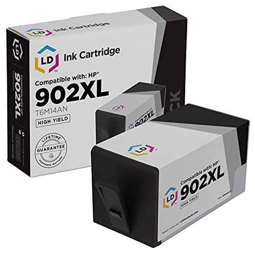 LD Products Compatible Ink Cartridge Replacement for HP 902XL 902 XL T6M14AN High Yield (Black) to use with OfficeJet 6950 6954 6979 & OfficeJet Pro 6960 6968 6970 6975 6978