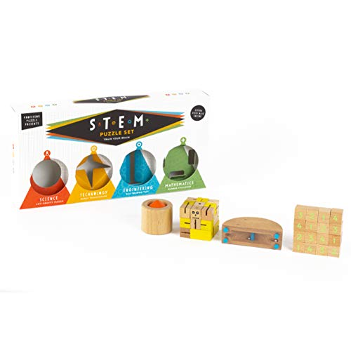 Professor Puzzle STEM Puzzle Set - Set of 4 Educational Games for Kids 8+ - STEM Educational Toys