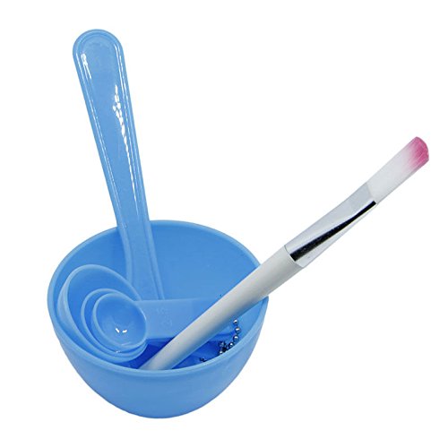 Skin care makeup brush set Facial Mask mixing bowls for face mask acne treatment, Brush, Stick, Measure Spoon, bowl set 6 in 1