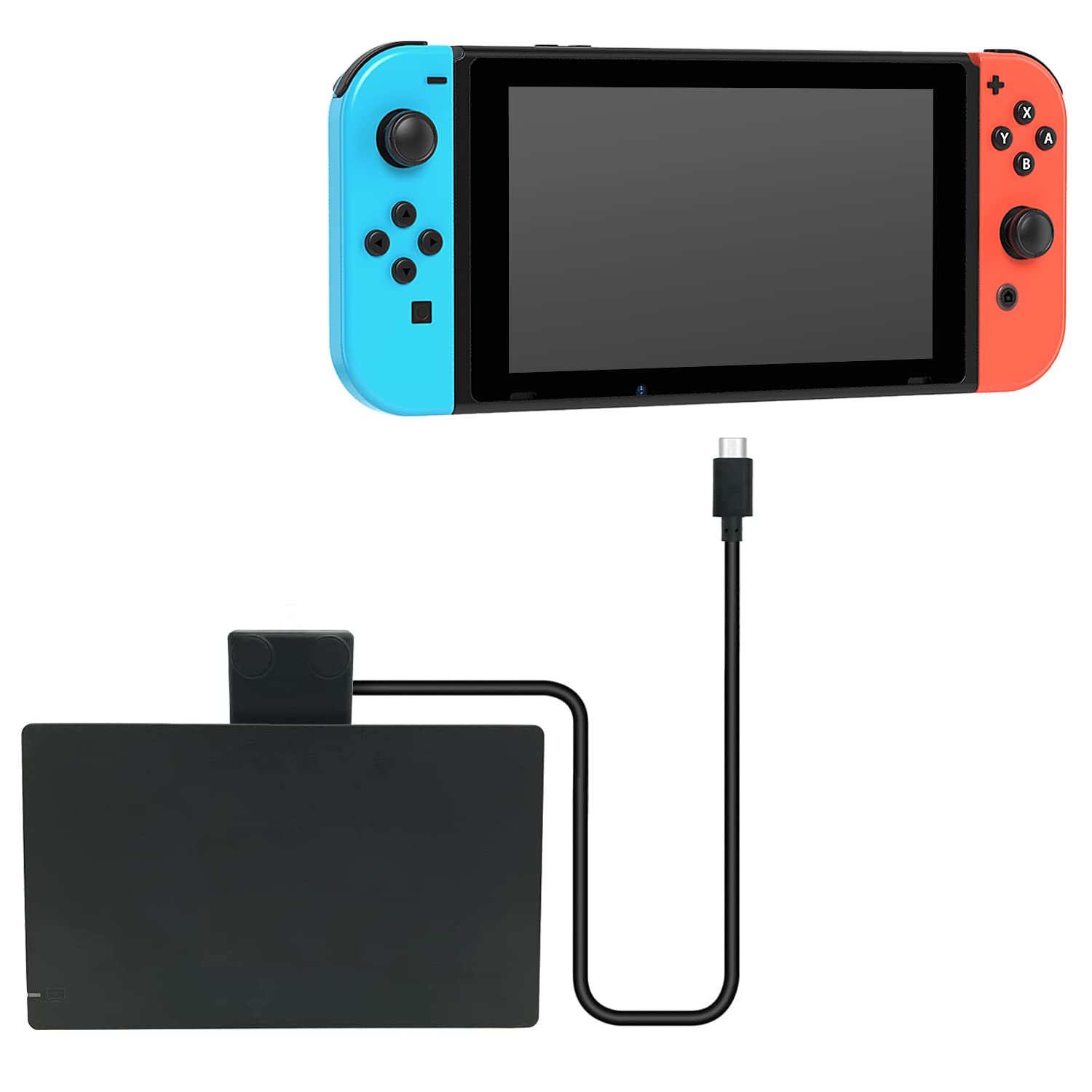 Book Cover FYOUNG Extender Cable Replacement for Nintendo Switch/Switch OLED Dock, Support 10 Gbps Data Transfer Rate - 3.28 feet